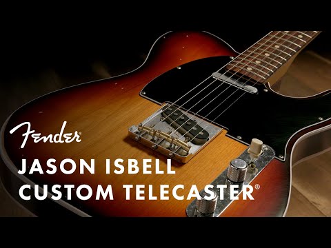 "NEW"  Fender Jason Isbell Signature Custom Telecaster, Road Worn Chocolate Sunburst, Includes FREE Fender Hard Shell Case ! image 18