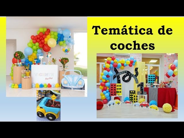 Vídeo relacionado con Decoraciones de Cumpleaños Carros, 112 Piezas Set de Fiesta Temática Autos con Globos Banner Happy Birthday Topper para Pastel Cupcake Toppers y Decoración Colgante