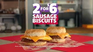 2 for $6 Sausage Biscuits | Nothing Better | Jack in the Box