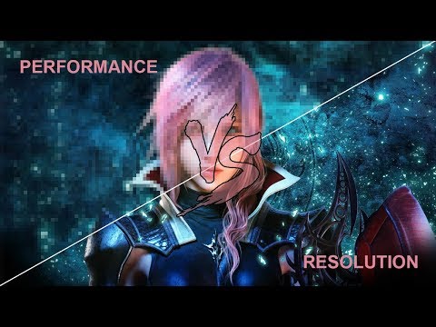 Final Fantasy XIII - Xbox one X - Performance Versus Graphic mode