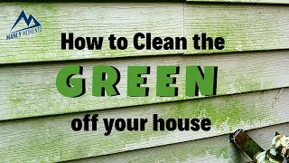 How to Remove Green Algae from Vinyl Siding - Fast and Easy (For Less than $10)