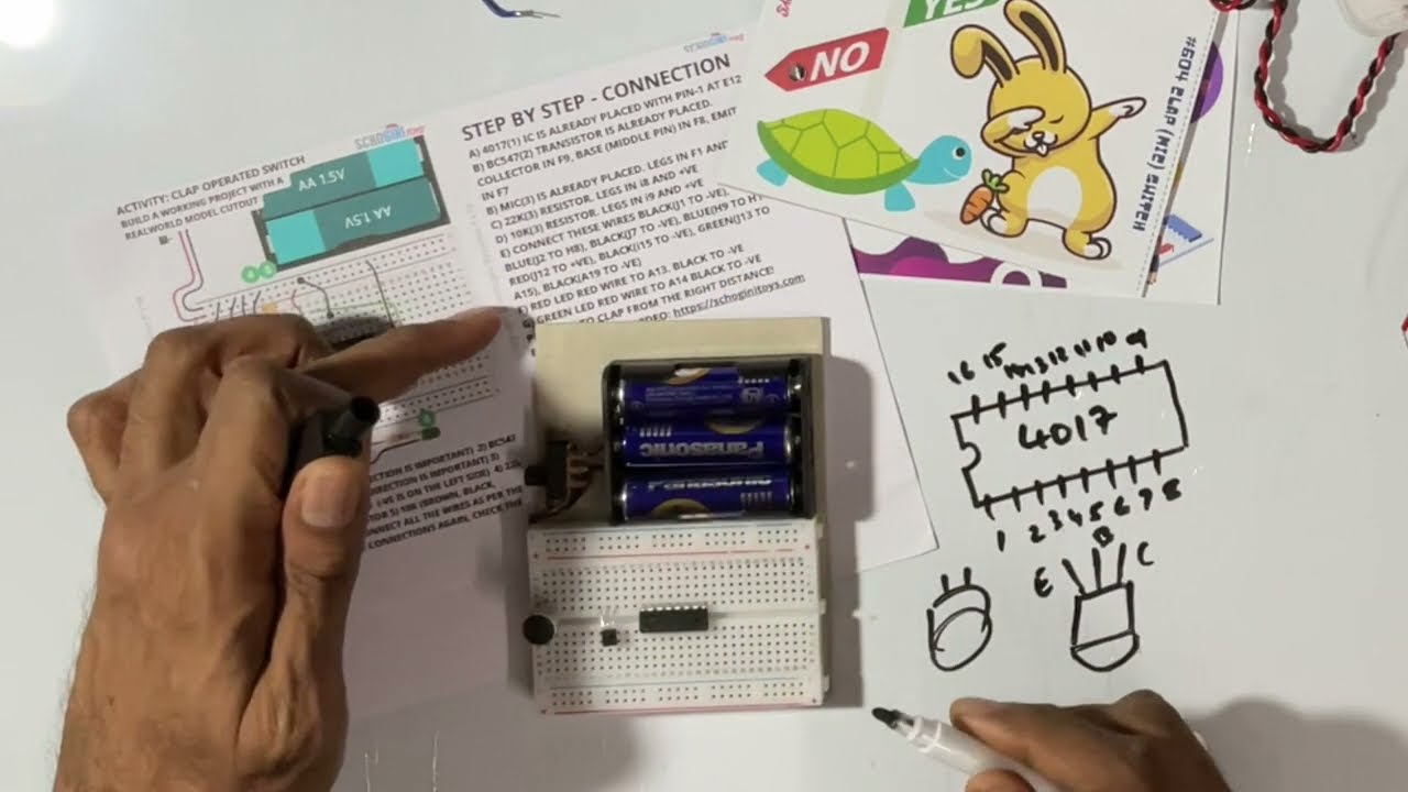 #604 - Clap (Mic) Switch – You Can Build a Clap Switch to Turn ON and OFF an LED