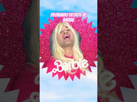 Probando filtros de Barbie #SHORTS