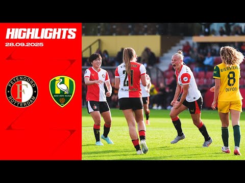 Highlights | Feyenoord V1 - ADO Den Haag | Eurojackpot Vrouwen Eredivisie 2025-2026