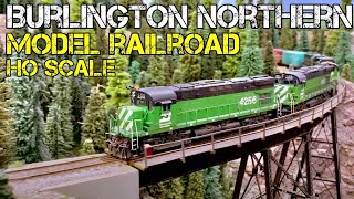 Mountain Railroading on Tim Dickinson&#39;s BN Cascade Division - HO Scale