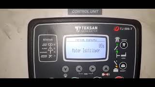 TEKSAN JENERATÖR TEST ÇALIŞTIRMA