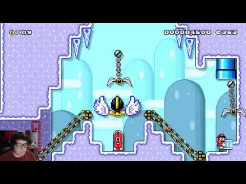 Munch Munch Mountain - Super Mario Maker 2 SMW Level!
