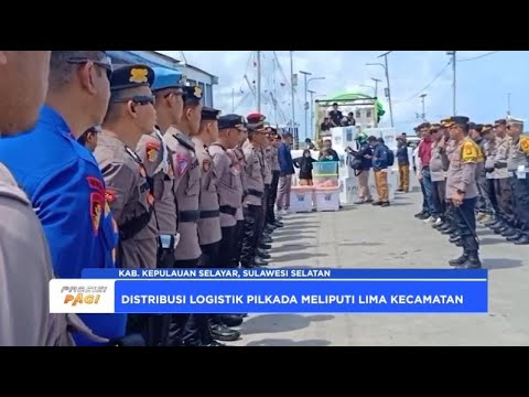 POLRES KEPULAUAN SELAYAR LEPAS PERSONEL PAM TPS KE PULAU-PULAU