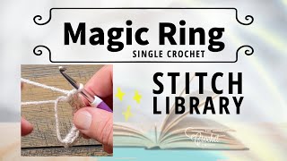 How to Create Single Crochet Magic Ring 🧶 #shorts #magicring #crochet