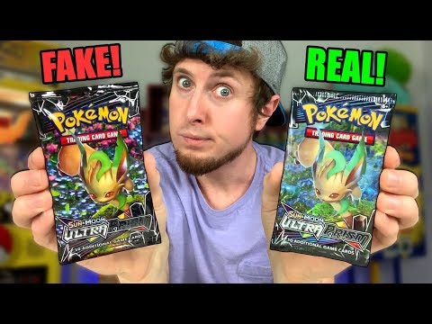 How To Spot FAKE PACKS OF POKEMON CARDS & BOOSTER BOXES! Opening Both Real and Fake