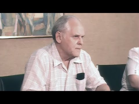 Пресс-конференция Генсека компартии США Гэса Холла 15.08.1986