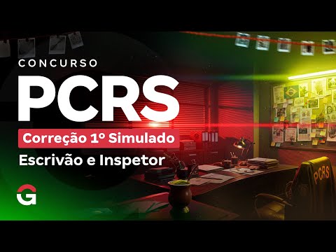 Concurso PC RS | Correção do 1º Simulado para Escrivão e Inspetor