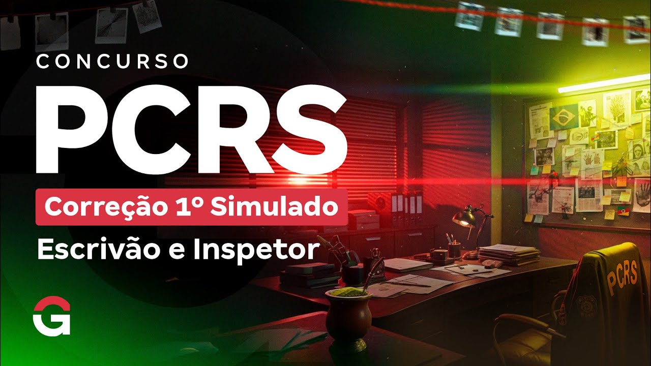 Concurso PC RS | Correção do 1º Simulado para Escrivão e Inspetor