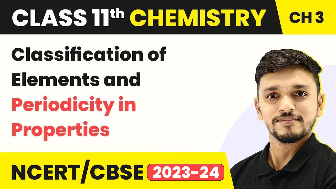 Ionic Radius - Classification of Elements and Periodicity in Properties | Class 11 Chemistry