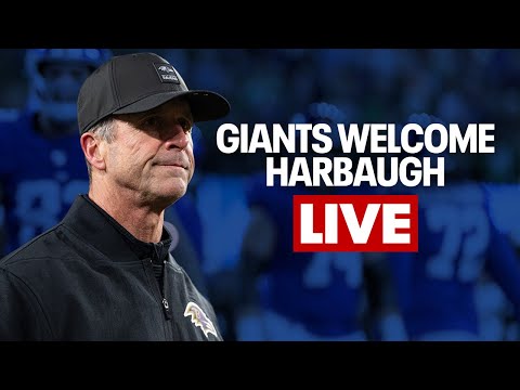 LIVE: NY Giants introduce new head coach John Harbaugh