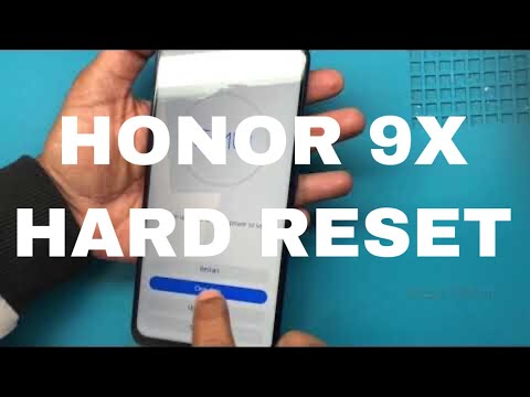 honor 9x hard reset
