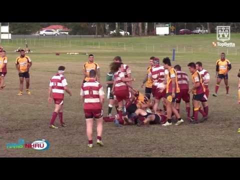 2016 NHRU Round 9 Premier 2 Highlights - Lake Macquarie Roos v University