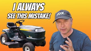 Customer's Attempt To Cut Costs Actually Made His Riding Mower Worse!