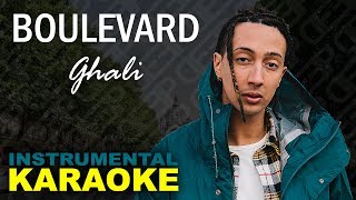 Ghali: BOULEVARD (Karaoke - Instrumental)