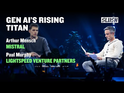 Rising Titan – Mistral's Roadmap in Generative AI | Slush 2023