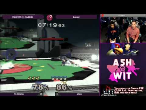 SC | GGDoe (Falco) vs Webs (Marth) - ASH@WIT #41 Melee Bracket