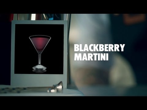 BLACKBERRY MARTINI DRINK RECIPE - HOW TO MIX
