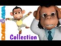 Five Little Monkeys Jumping On The Bed Nursery Rhymes Collection Nursery Rhymes Dave And Ava