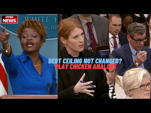 Q: debt ceiling position hasn’t changed? May 9th separate talk? play chicken analogy Biden no choice