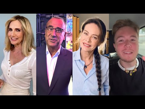 Entertainment Festival: promo with Carlo Conti, Cuccarini, Malgioglio, Accorsi, Alfa, and Sarah