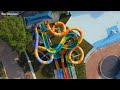 Watch as a reporter tries out the Bonzai Pipeline, Hurricane Harbor's newest ride
