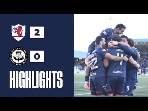 HIGHLIGHTS | Raith Rovers 2-0 Partick Thistle | 25/10/25