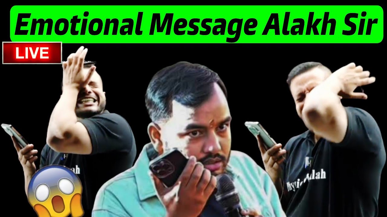 Happy Teachers Day Emotional 😭 Message Rajwant Sir| Alakh Sir Message Rajwant Sir Live Class