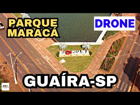 DRONE NO PARQUE MARACÁ - GUAÍRA-SP [4K]