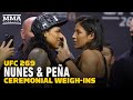 Amanda Nunes, Julianna Pena Respectful in Final Faceoff | UFC 269 | MMA Fighting