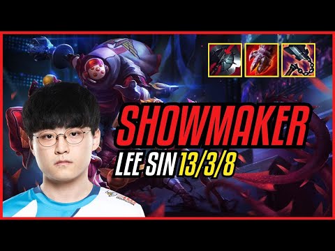 SHOWMAKER - LEE SIN vs QIYANA MID - EUW GRANDMASTER - PATCH 11.9