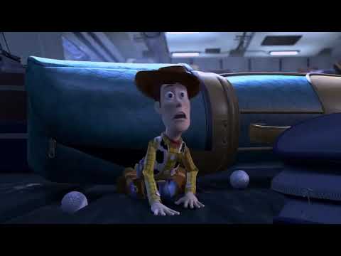 Toy story 2 Woody & Jessie escape from the plane
