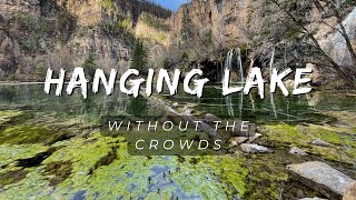 The Best Time Slot for the Hanging Lake Hike
