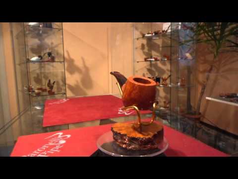 Pipa in radica half bent fatta a mano - www.paronellipie.it