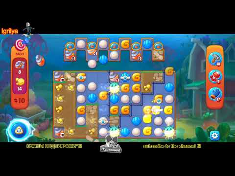 Fishdom level 8431, 8432, 8433, 8434, 8435 / Фишдом уровень 8431, 8432, 8433, 8434, 8435
