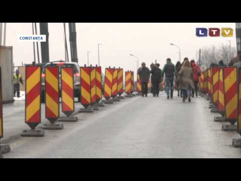 Restricţiile de circulaţie pe podul din Agigea se menţin în continuare - Litoral TV