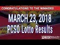 PCSO Lotto Results Today March 23, 2018 (6/58, 6/45, 4D, Swertres, STL & EZ2)