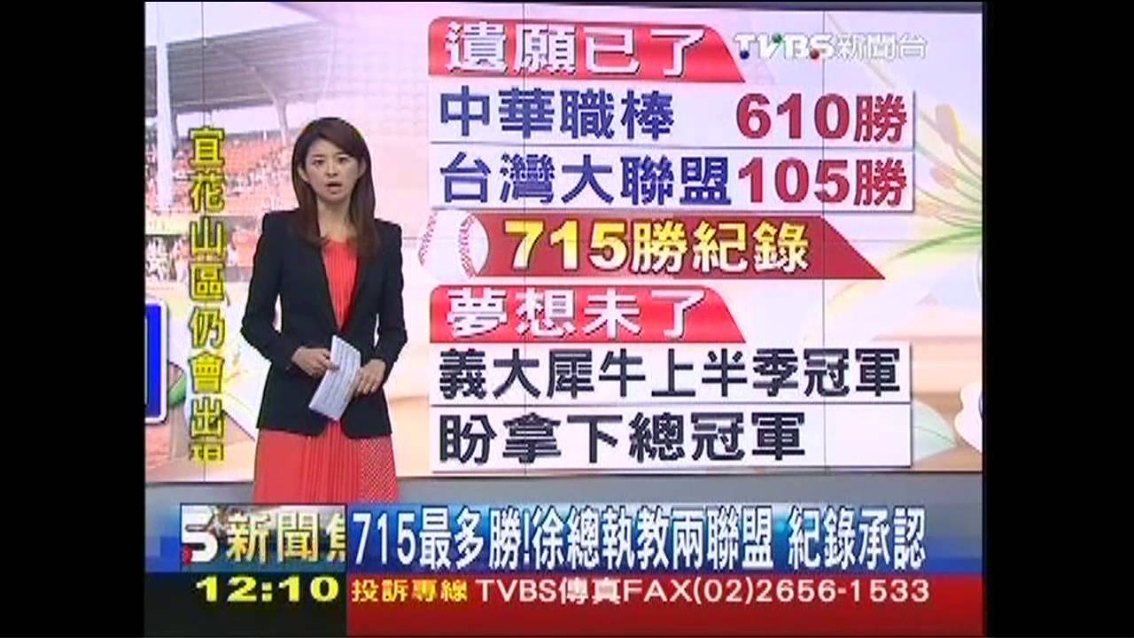 徐總猝逝/715最多勝!徐總執教兩聯盟 紀錄承認