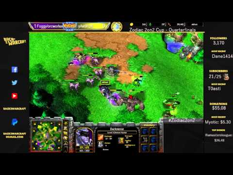 [ENG] Zodiac 2on2 Cup -foggy/orcworker vs. yAwS/Roll - Quarterfinal G2