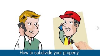 Subdivision - dividing your property using professional help
