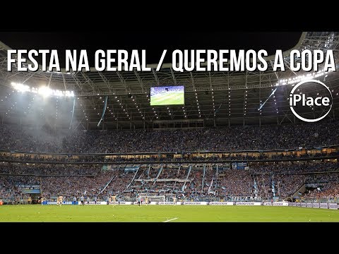 "Festa na Geral / Queremos a Copa - Grêmio x Barcelona (EQU)" Barra: Geral do Grêmio &bull; Club: Grêmio