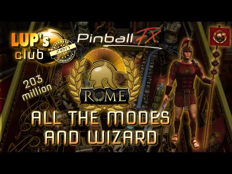 Pinball FX 🟣 Zen Originals: Rome ► All the modes & Wizard (203M)