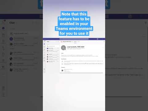 New Microsoft Teams Feature: LinkedIn Integration #shorts - YouTube