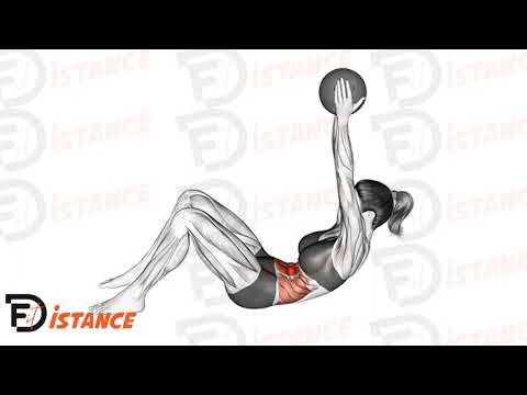 Crunch avec medecine ball - Exercice Crunch avec medecine ball en vidéo Crunch avec medecine ball - Exercice Crunch avec medecine ball en vidéo