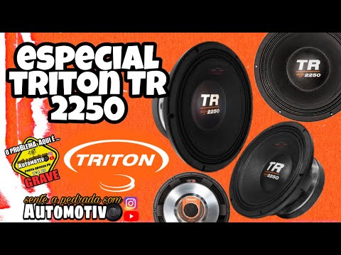 ESPECIAL ALTO FALANTE TRITON TR2250/SENTE A PEDRADA SOM AUTOMOTIVO