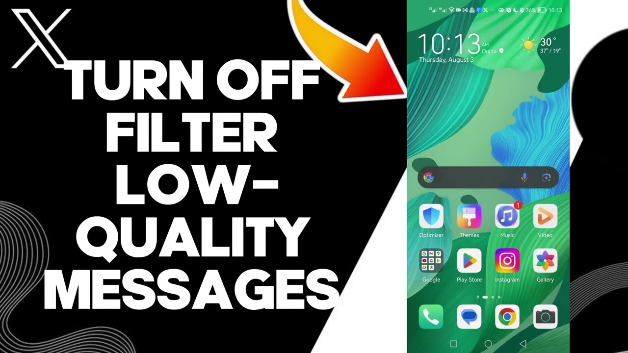 How To Turn Off Filter Low Quality Messages On X Twitter App